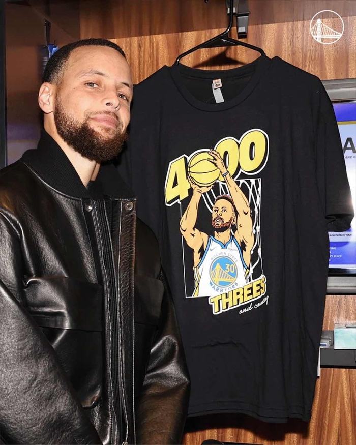 库里4000三分里程碑周年庆与生日双重庆典